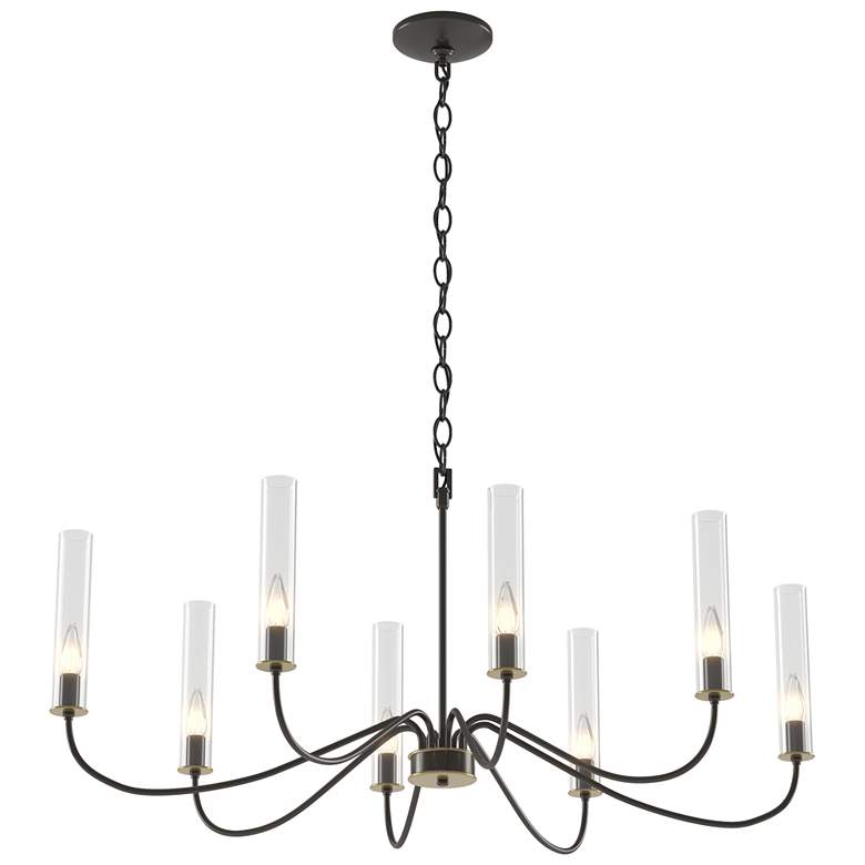 Image 1 Grace 36" Wide Oil-Rubbed Bronze 8-Light Chandelier