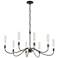 Grace 36" Wide Oil-Rubbed Bronze 8-Light Chandelier