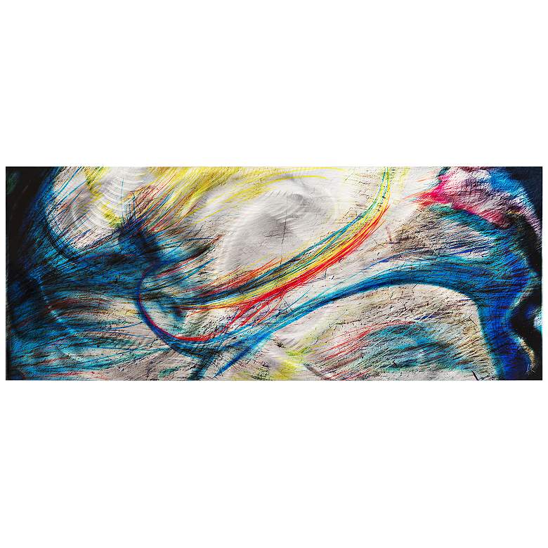 Image 1 Grace and Virtue 48" Wide Contemporary Metal Wall Art