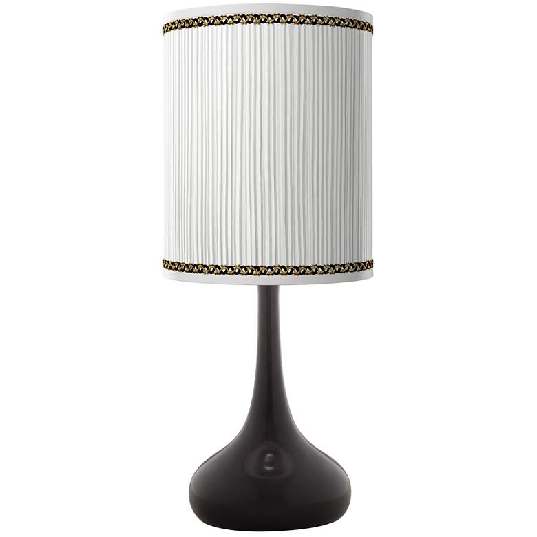 Image 1 Grace Giclee Black Droplet Table Lamp
