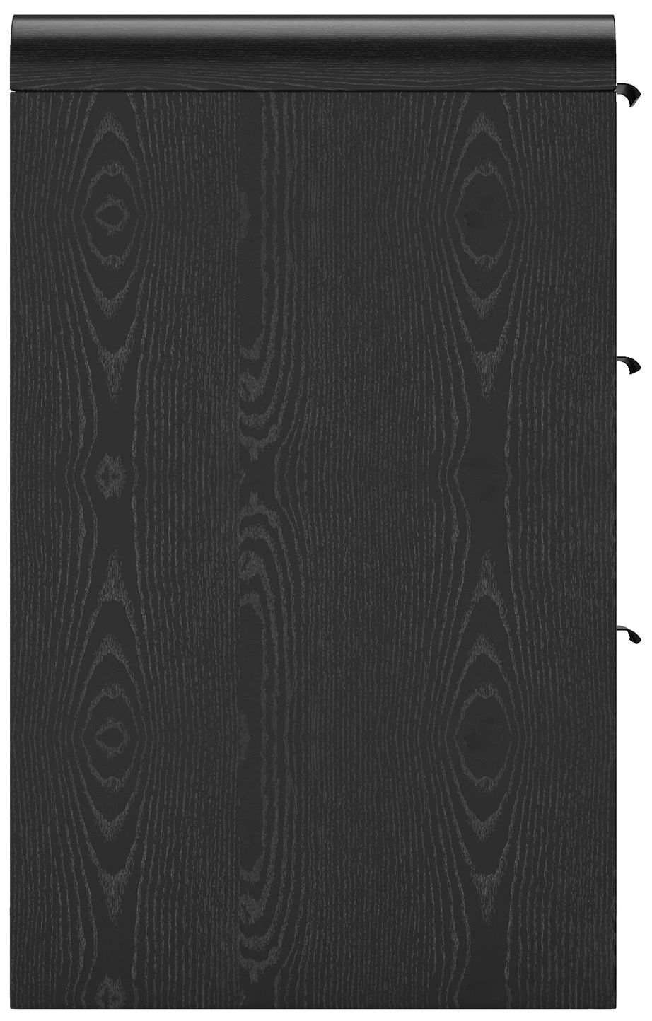 Grace Modern 60" Dresser in Black (6-Drawer)