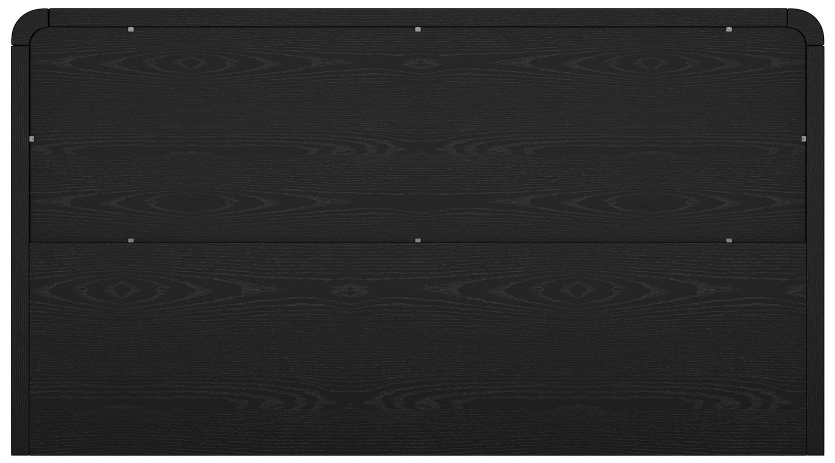 Grace Modern 60" Dresser in Black (6-Drawer)