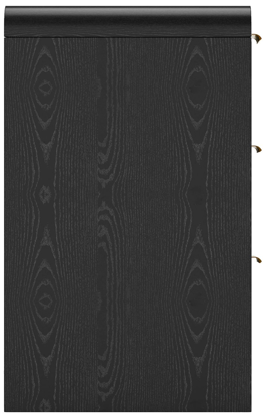 Grace Modern 60" Dresser in Black (6-Drawer)