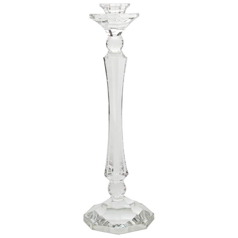 Image 1 Grace Small Crystal Taper Candlestick Candle Holder