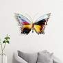 Graceful Butterfly II 24" Wide Outdoor Metal Wall Art