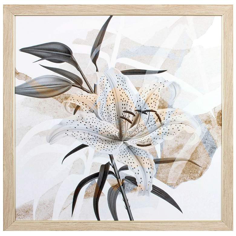 Image 1 Graceful Garden III 30"W x 30"H Framed Art