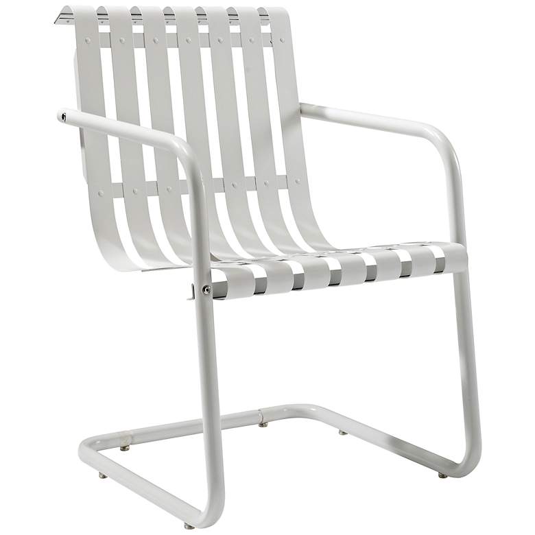 Image 1 Gracie Alabaster White Outdoor Retro Spring Chair