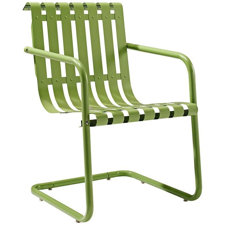 Image 1 Gracie Oasis Green Outdoor Retro Spring Chair