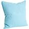 Graciella Turquoise Blue 20" Square Stone Washed Pillow