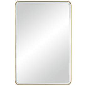 Image2 of Graffen Shiny Gold 27" x 40" Rectangular Wall Mirror
