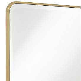 Image3 of Graffen Shiny Gold 27" x 40" Rectangular Wall Mirror more views