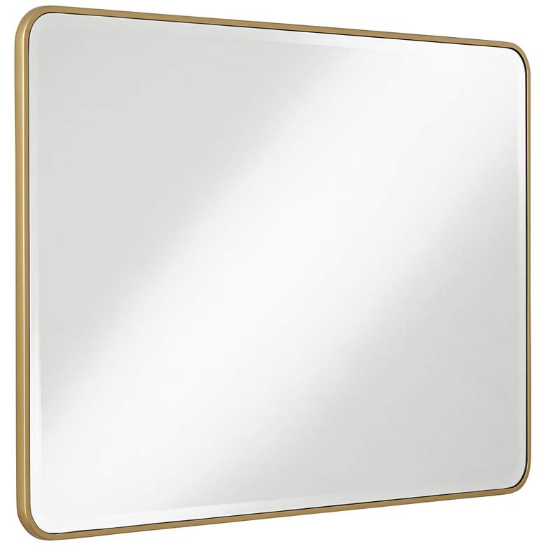 Image 7 Graffen Shiny Gold 27 inch x 40 inch Rectangular Wall Mirror more views
