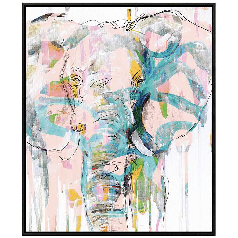 Image 1 Grafitti Safari 29"W x 35"H Canvas