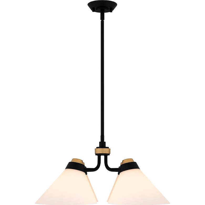 Image 3 Graft 4-Light Matte Black Pendant Light more views