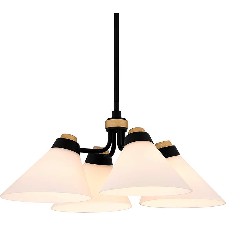 Image 5 Graft 4-Light Matte Black Pendant Light more views