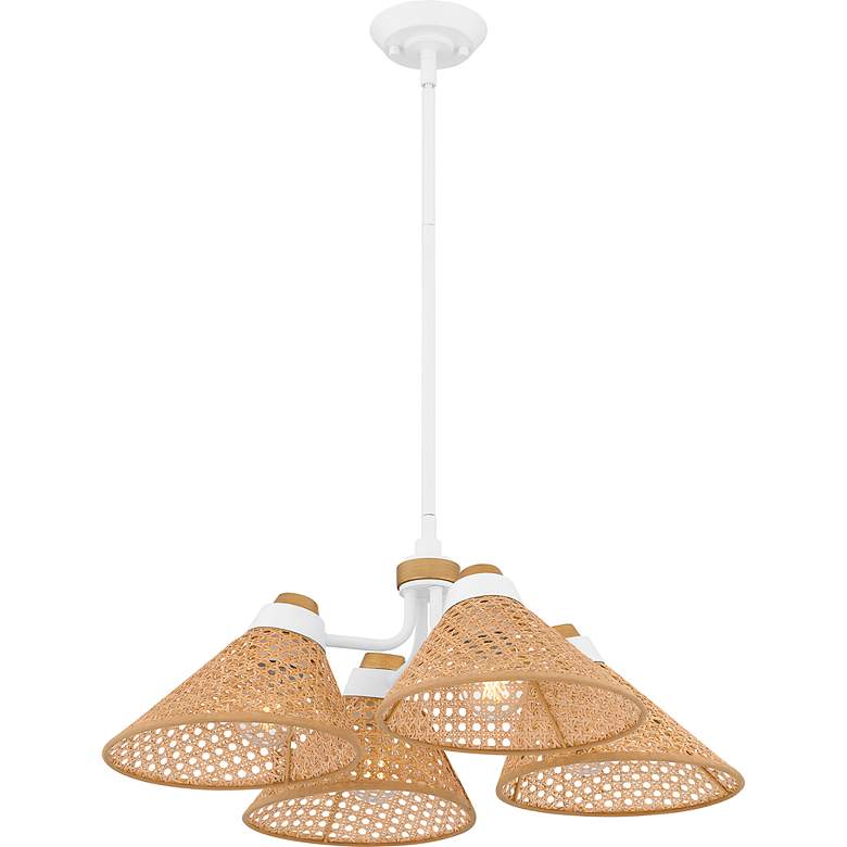 Image 4 Graft 4-Light Matte White Pendant Light more views