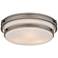 Grafton 3-Light Antique Nickel Flush Mount