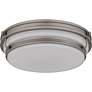 2_Grafton 3-Light Antique Nickel Flush Mount more views