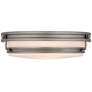 3_Grafton 3-Light Antique Nickel Flush Mount more views