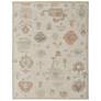 Grafton Floral & Botanical Hand Knotted Ivory Area Rug 5'-6" x 8'-6"