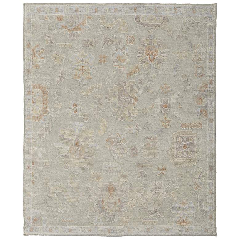 Image 1 Grafton Transitional Floral & Botanical Hand Knotted Gray Area Rug 69FNF