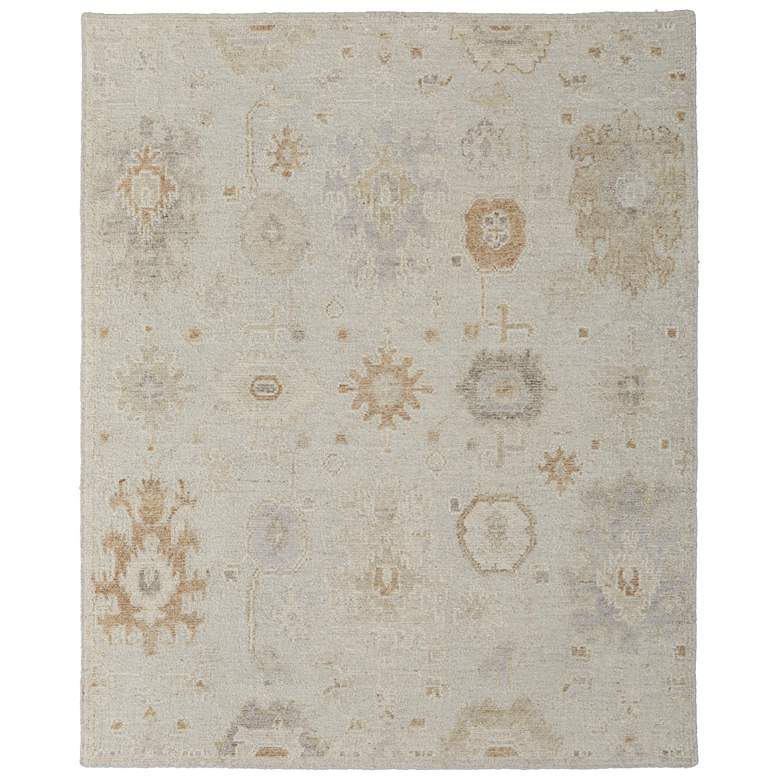 Image 1 Grafton Transitional Floral & Botanical Hand Knotted Tan Area Rug 69F9F