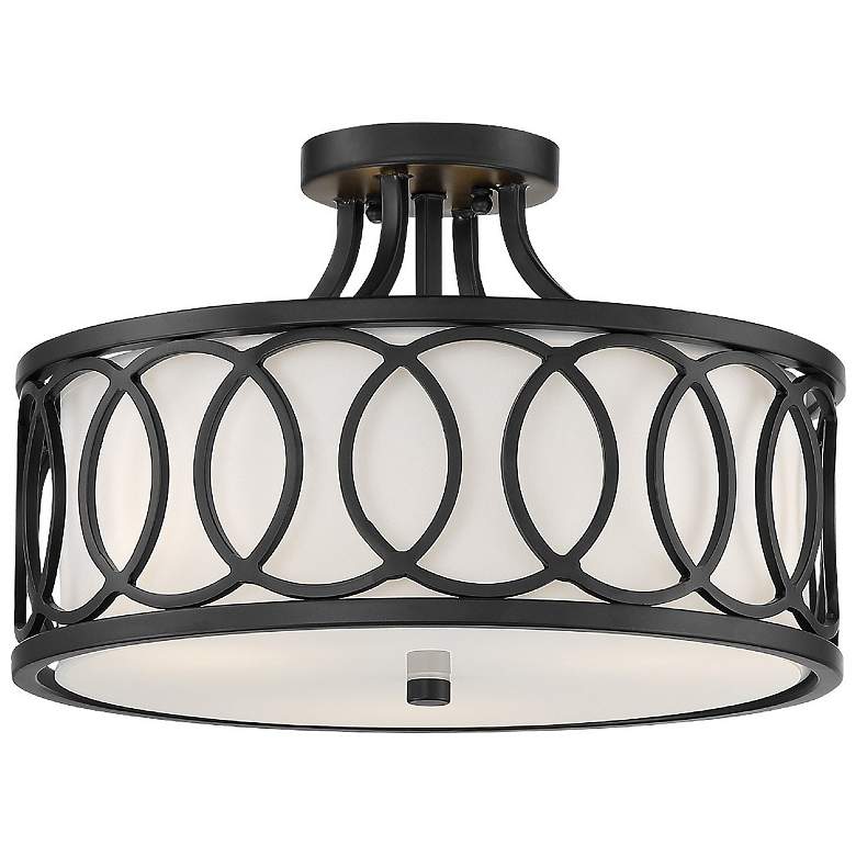 Image 2 Graham 3 Light Matte Black Ceiling Mount