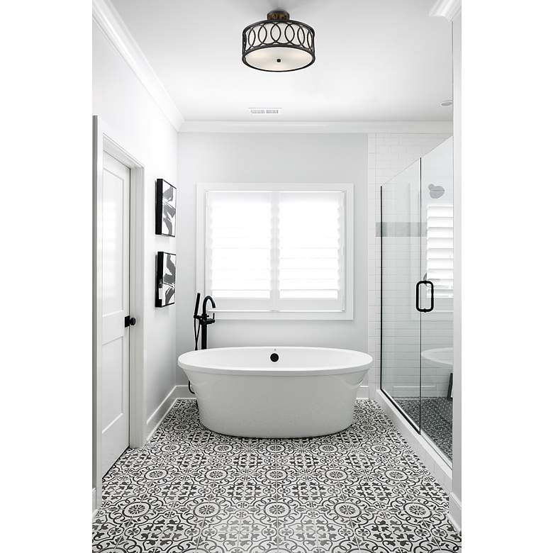 Image 5 Graham 3 Light Matte Black Ceiling Mount more views