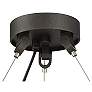 6_Graham Avenue 17" Wide Smoked Iron 3-Light Ceiling Light more views