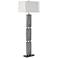 Graham Iron 3-Tier Floor Lamp with Off-White Shade