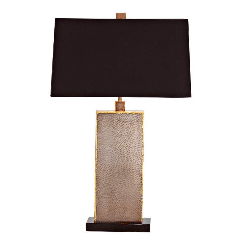 Image 1 Graham Natural Iron Brass and Marble Table Lamp