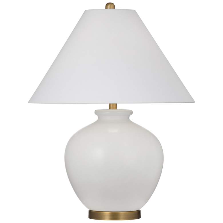 Image 1 Graham White Modern Table Lamp