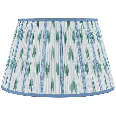 Grainger Blue Green Empire Lamp Shade 11x16x10x10 (Spider)