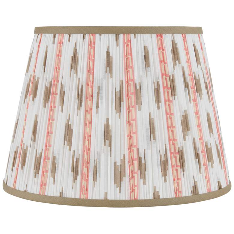 Image 1 Grainger Red Brown Empire Lamp Shade 11x16x10x10 (Spider)
