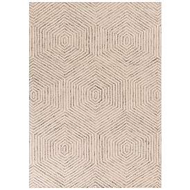 Image1 of Gramercy 1607 2'3"x3'9" Ivory Honeycomb Hand-Woven Area R