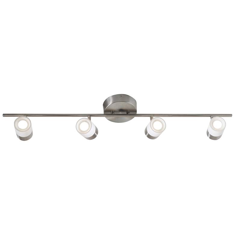 Image 1 Gramercy 36.5" Satin Nickel, White LED Fixed Rail