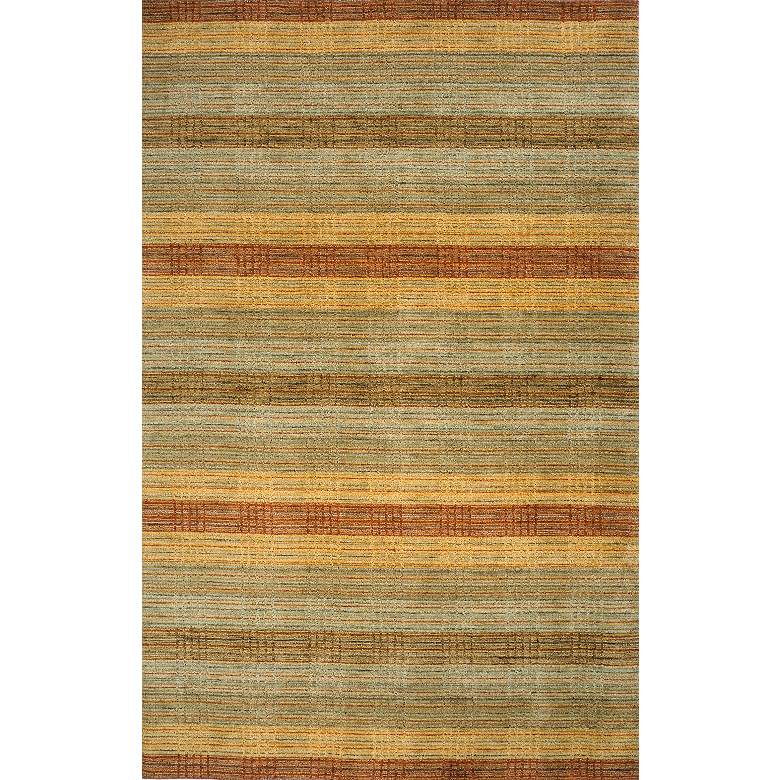 Image 1 Gramercy GM-06 Multi-Color 5&#39;x8&#39; Wool Area Rug
