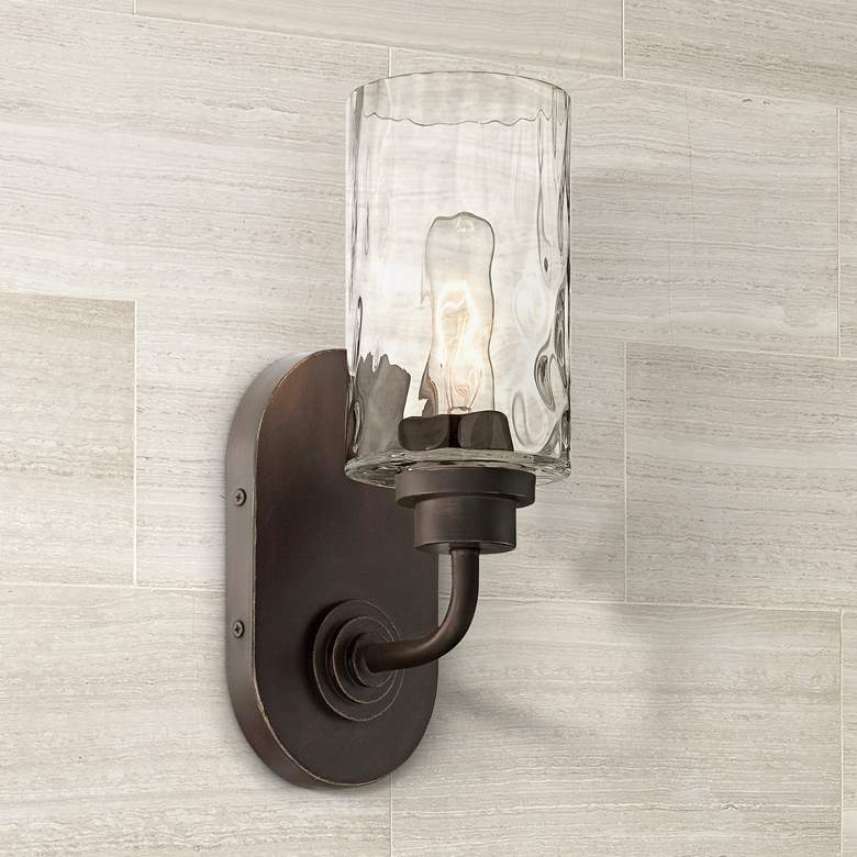 Image 1 Gramercy Park 12 inch High Old English Bronze Wall Sconce