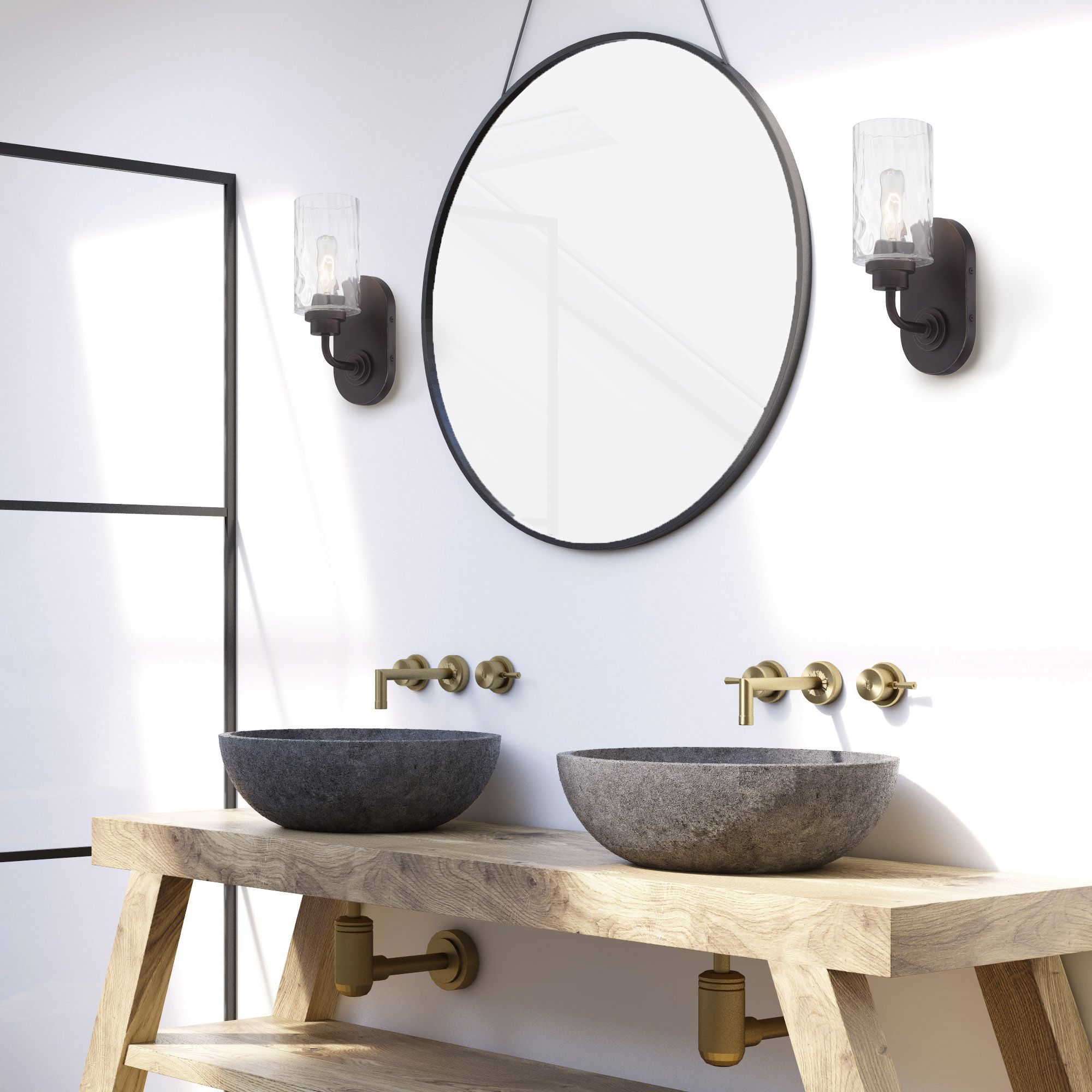 Gramercy Park 12" High Old English Bronze Wall Sconce