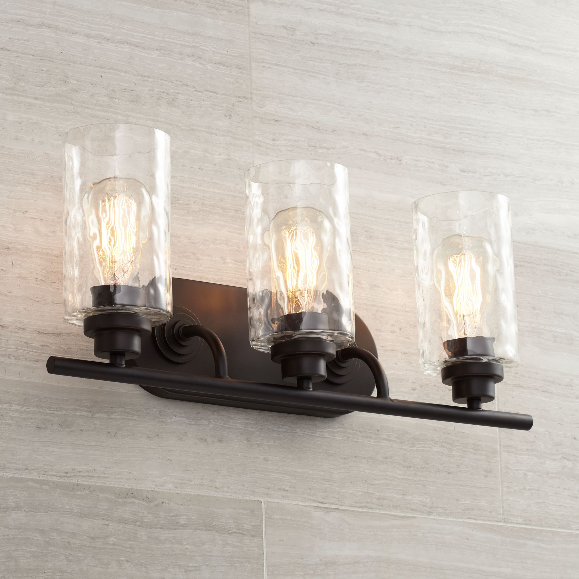 Bronze Bathroom Lighting Fixtures - Page 2 | Lamps Plus