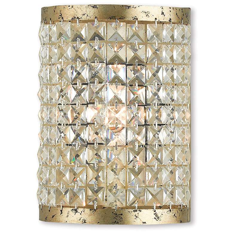 Image 1 Grammercy 1 Light Hand Applied Winter Gold ADA Wall Sconce