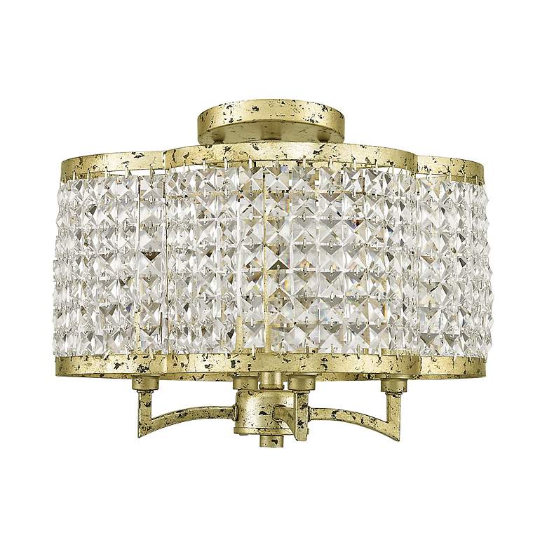 Image 7 Grammercy 14-in 4-Light Winter Gold Crystal Chandelier more views