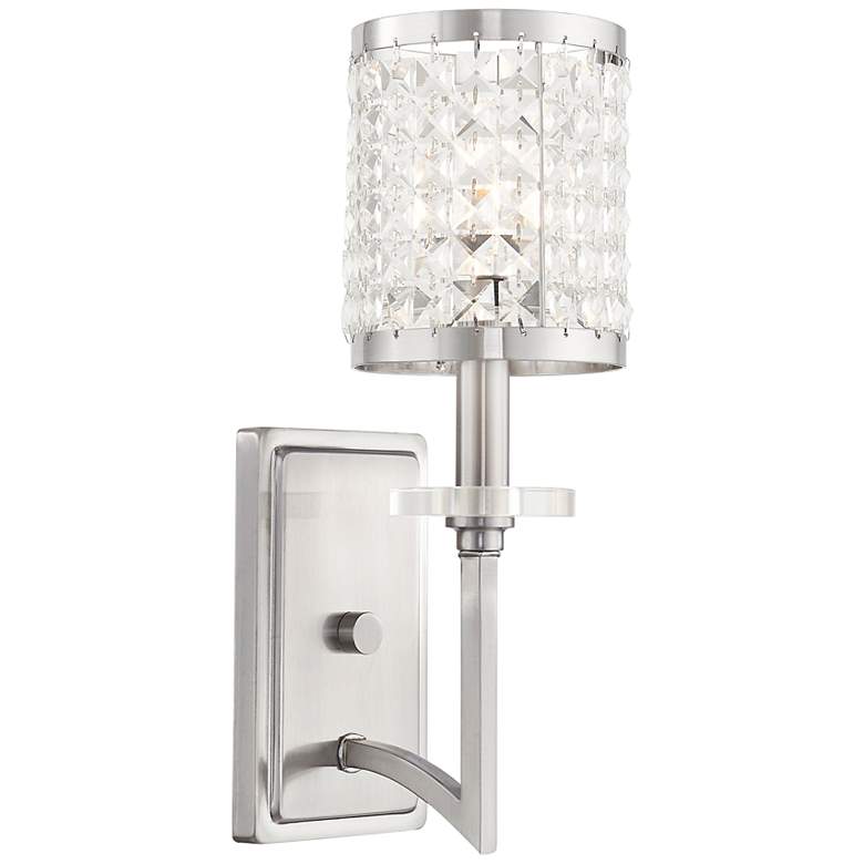 Image 3 Grammercy 15" High Brushed Nickel Wall Sconce