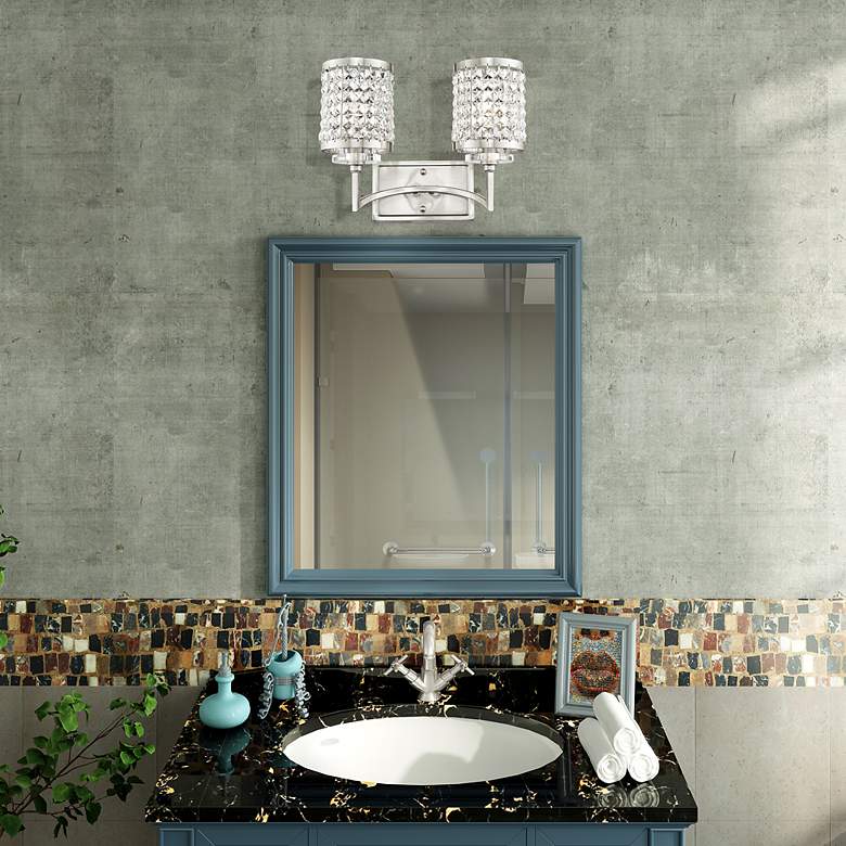 Image 7 Grammercy 2 Light Brushed Nickel Bath Vanity more views