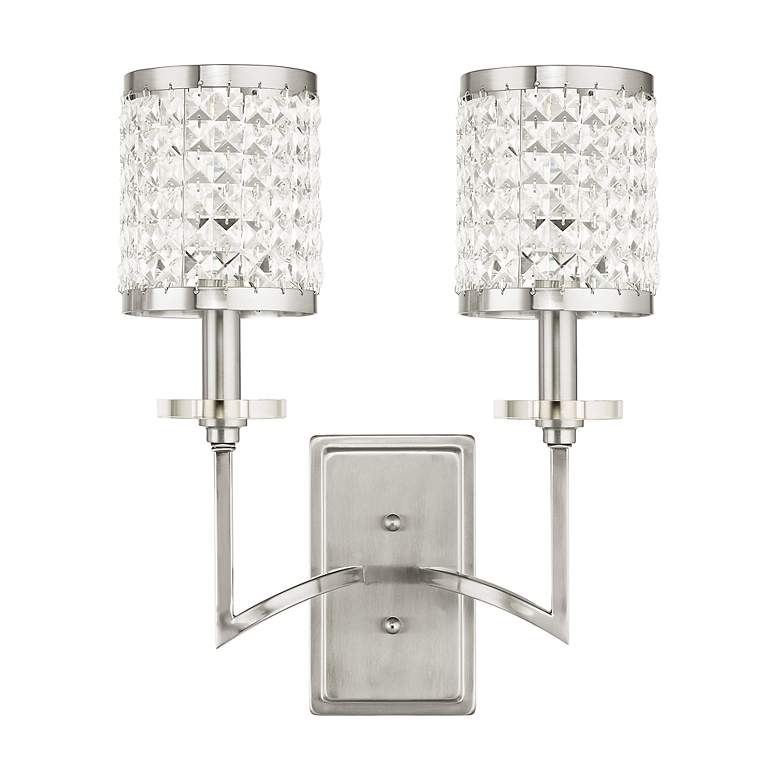 Image 3 Grammercy 2 Light Brushed Nickel Wall Sconce more views