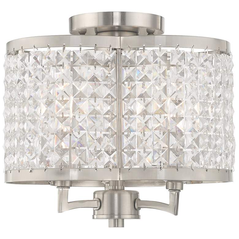 Image 1 Grammercy 3 Light Brushed Nickel Ceiling Mount