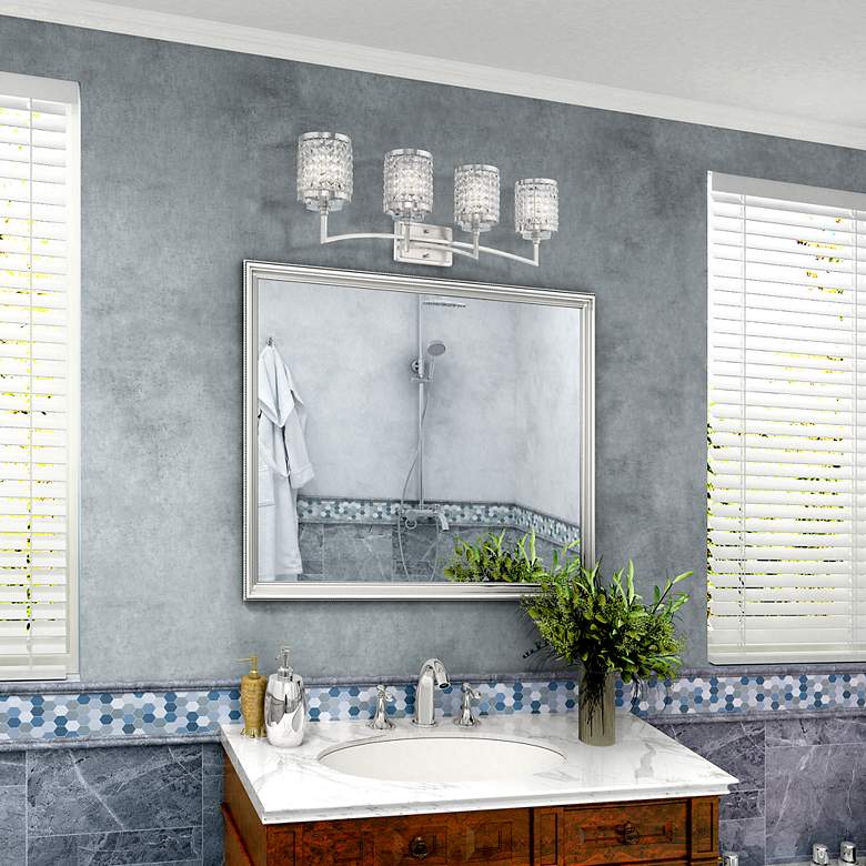 Image 6 Grammercy 4 Light Brushed Nickel Bath Vanity more views