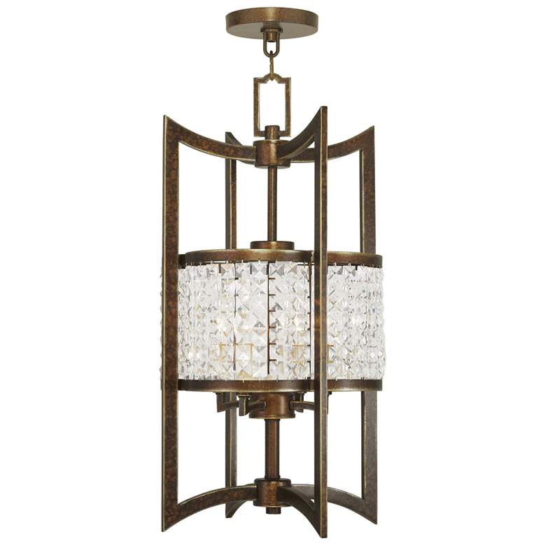 Image 1 Grammercy 4 Light Hand Painted Palacial Bronze Lantern