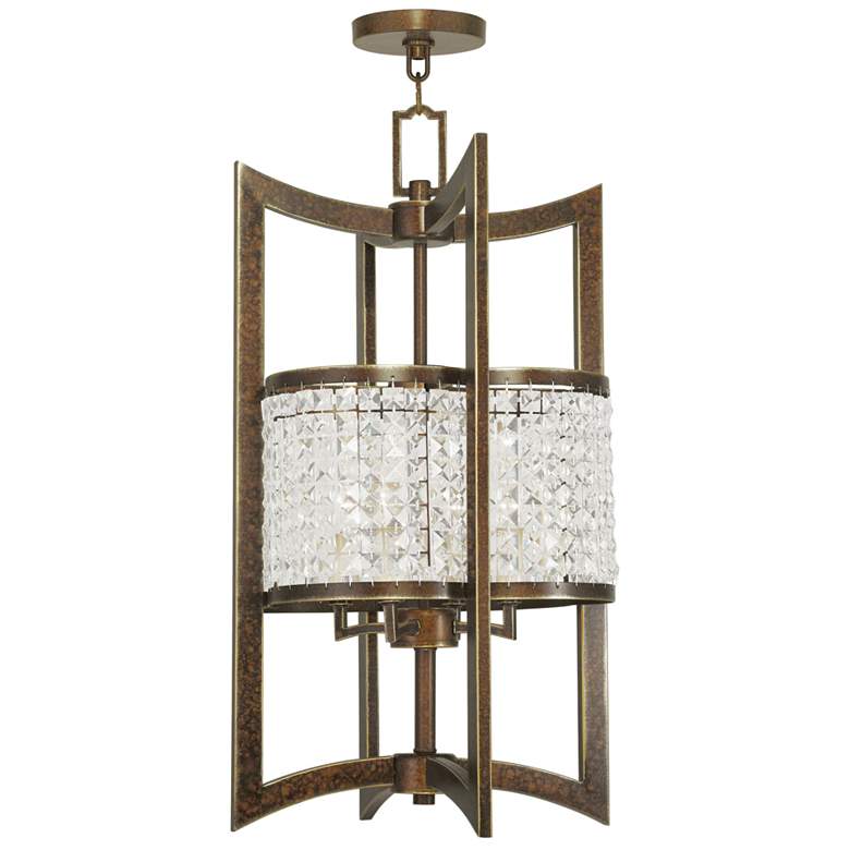 Image 1 Grammercy 4 Light Hand Painted Palacial Bronze Lantern