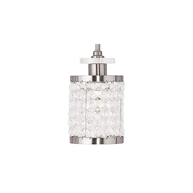 Image 3 Grammercy 5" Wide Brushed Nickel Mini Pendant more views